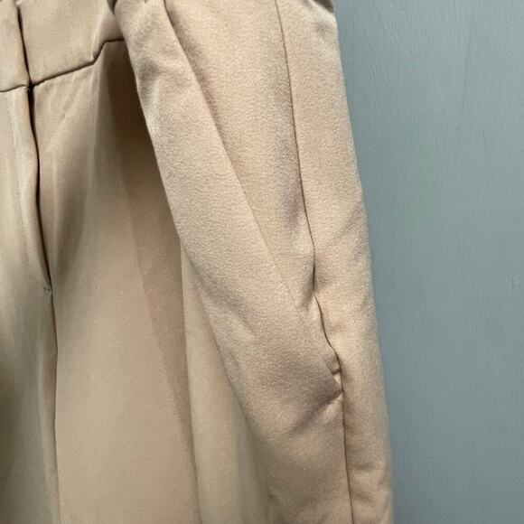 Lane Bryant Perfect Drape Wide leg Pants Size 20 NEW Khaki Tan Office Career - Picture 2 of 5